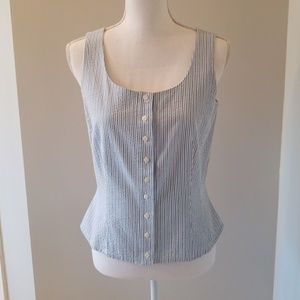 Brooks Brothers Seersucker Top